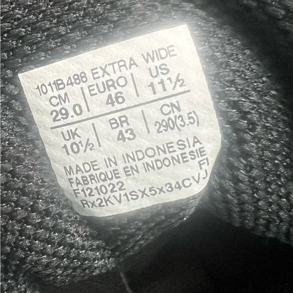 EUC - ASICS Men's Gel-Venture 9 Running Shoes Black/Tuna Blue Size:11.5 Ex-Wide - Picture 11 of 16